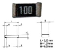0,125w metal Film Resistor Smd - 10r-0 125w Smd-metalfilm Resistor 0805 0,125w metal Film Resistor Smd - 10r-0 125w Smd-metalfilm Resistor 0805